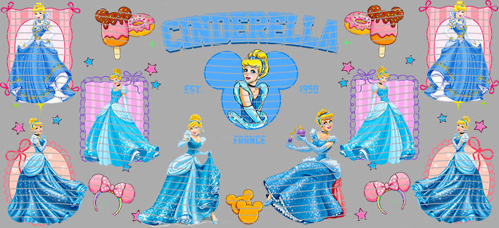 16oz Disney style-D-1195